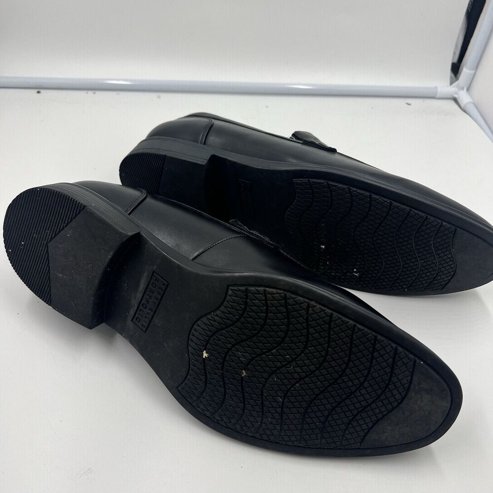 Perry Ellis Shoes Portfolio Black Ultra Foam Slip On Dress Shoes Size 13 US - Picture 5 of 6